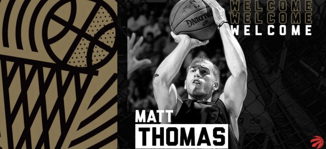 Los Raptors anuncian el fichaje de Matt Thomas
