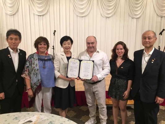 El chef castellonense Miguel Barrera, elegido embajador del té por la ciudad japonesa de Ube
