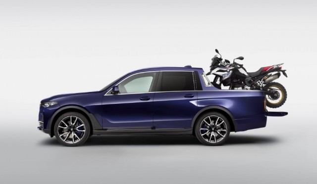 Aprendices de BMW diseñan una variante 'pick-up' del X7