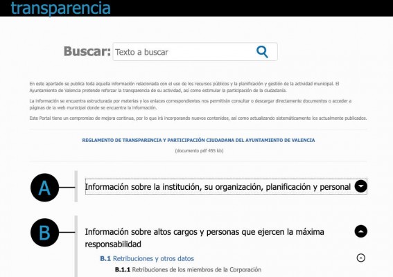 Transparencia con fecha de caducidad en el Ayuntamiento de València