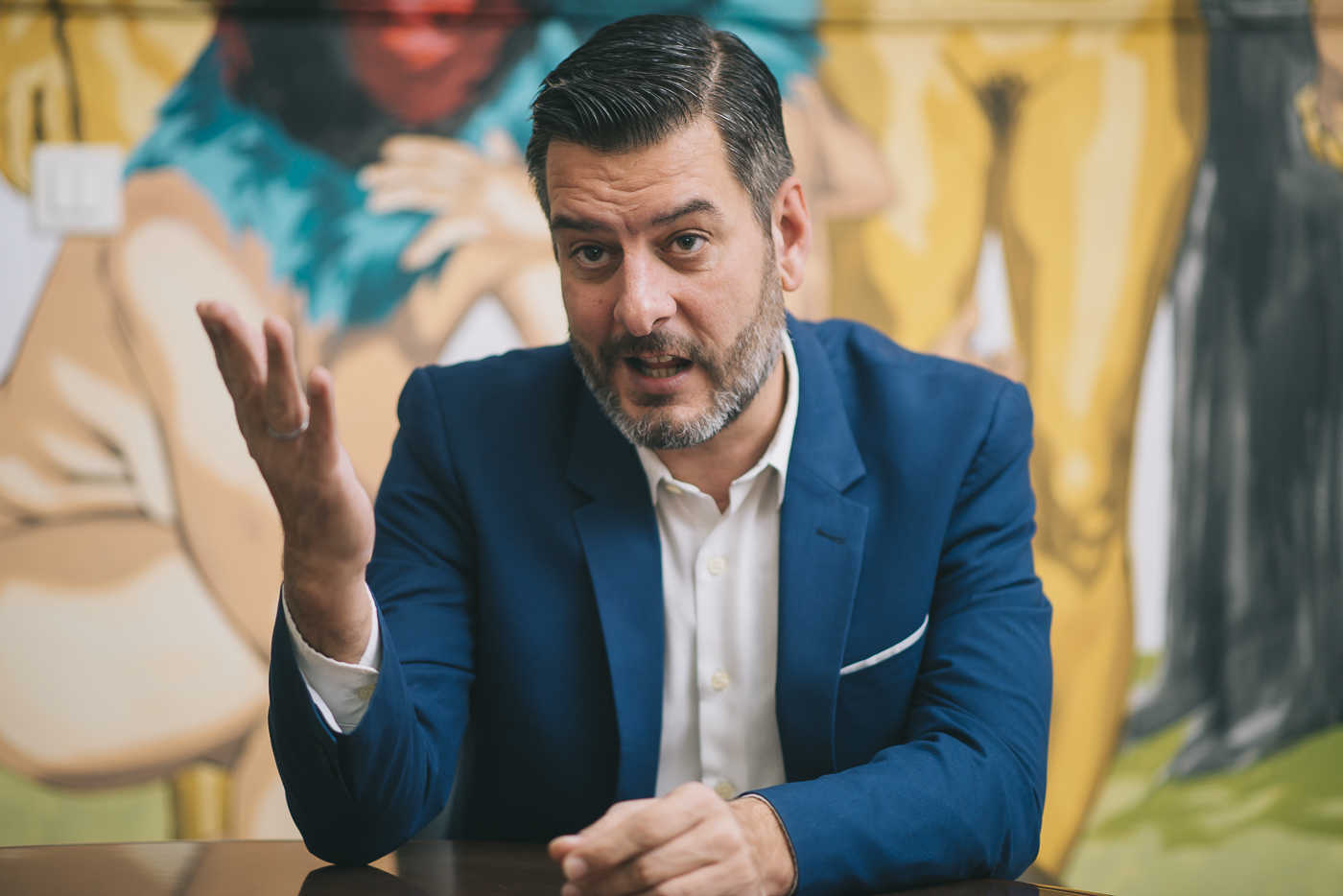 El concejal de Relación con los Medios de València, Carlos Galiana. Foto: KIKE TABERNER - 