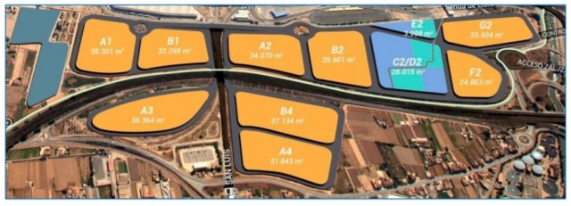 El grupo MSC puja por más de 73.600 metros cuadrados de la ZAL del Puerto de València