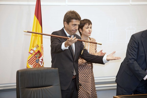 Carlos Mazón, elegido presidente de la Diputación de Alicante con los votos del PP y Cs