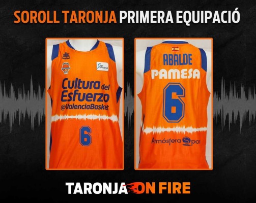 El Valencia Basket lleva el sonido de la Fonteta a sus nuevas equipaciones