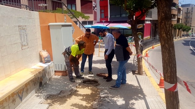 L'Alcora renueva la red de saneamiento para garantizar la evacuación de las aguas pluviales
