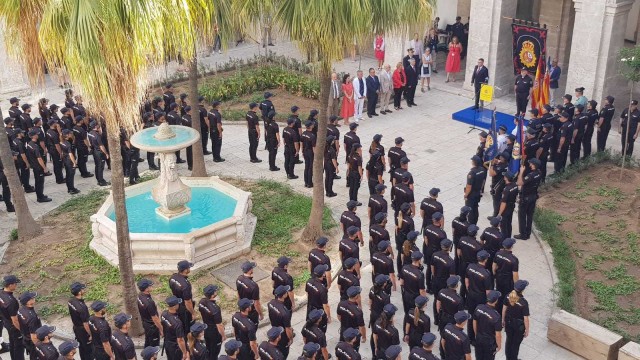 Presentación de los 203 nuevos Policías Nacionales en prácticas para la provincia de Valencia
