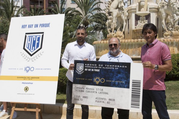 El Hércules presenta este miércoles en el estadio José Rico Pérez la campaña de abonos 2019/20 