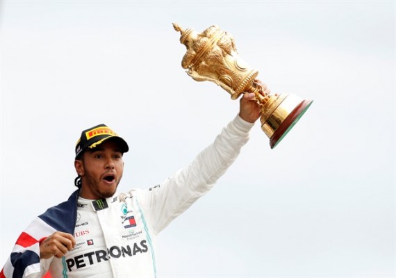 Lewis Hamilton, rey de Silverstone
