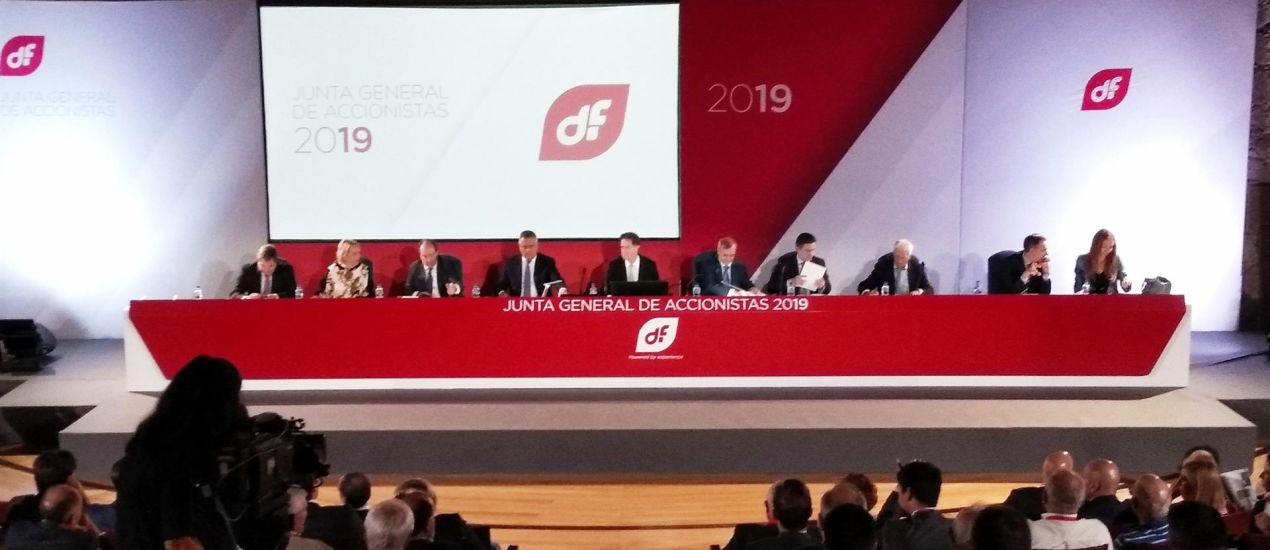 Imagen de la última junta de accionistas de Duro Felguera - 