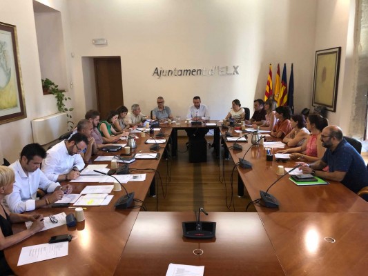 El bipartito de Elche sacará adelante el presupuesto de 2019 en el próximo pleno de julio