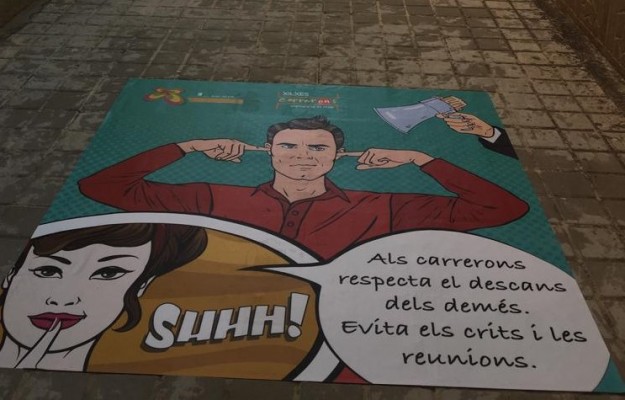 Xilxes lanza una campaña de concienciación para evitar los ruidos en los 'carrerons'