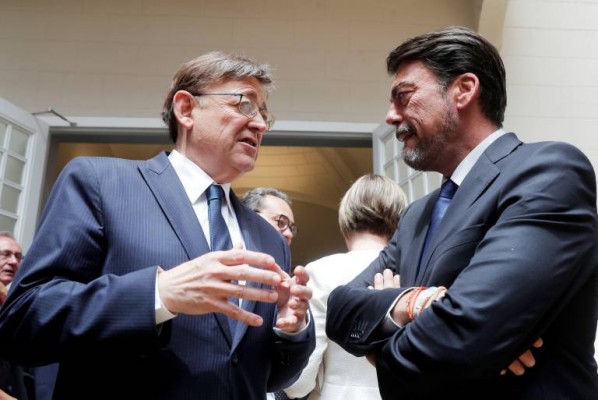 Barcala se felicita de los avances en obras para Alicante y tiende la mano al Consell
