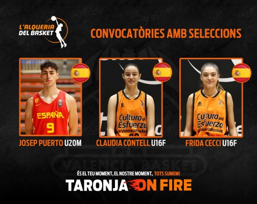 Puerto, al Eurobasket Sub20; Contell y Cecci, convocadas con la Sub16