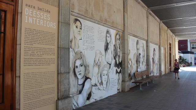 Mujeres reales y empoderadas ilustran la fachada del Mercat Central de la mano de Sara Bellés