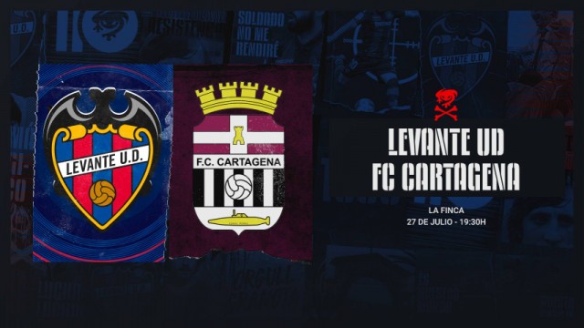 El Levante jugará un amistoso contra el Cartagena el 27 de julio