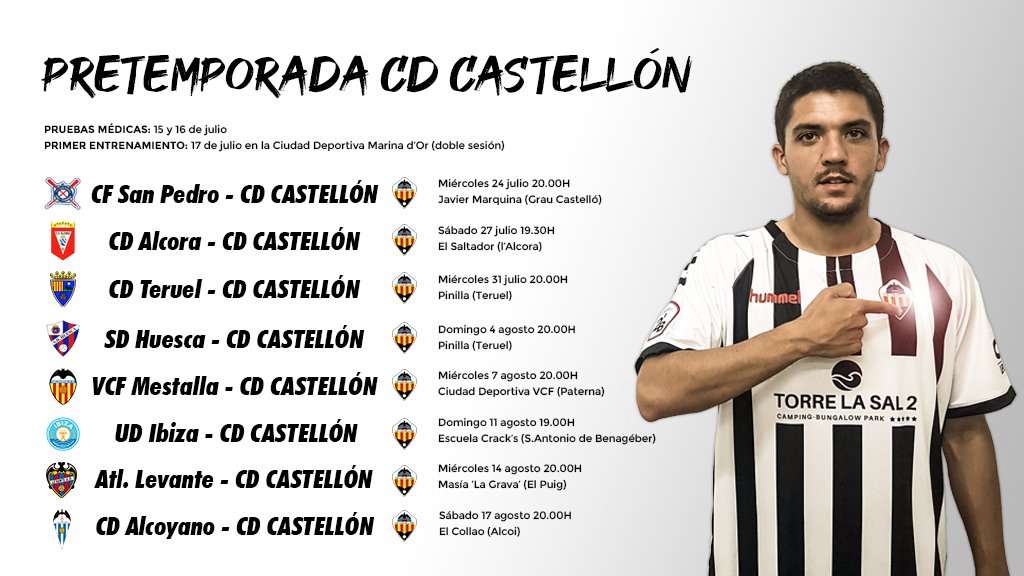 El Castellón confirma sus ocho partidos de pretemporada