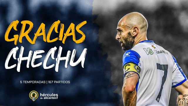 El Hércules anuncia que Chechu Flores no continuará en el equipo
