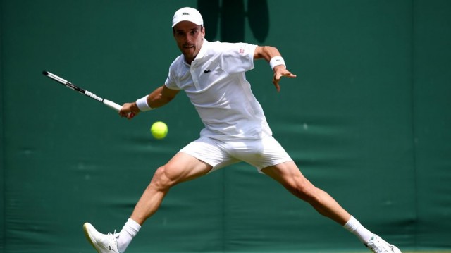 Bautista arrolla a Paire y ya está en cuartos de Wimbledon