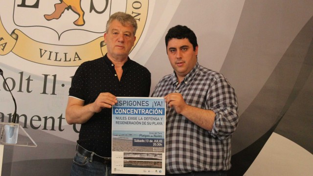 Nules reivindica la regeneración de la playa con una concentración en la zona del faro