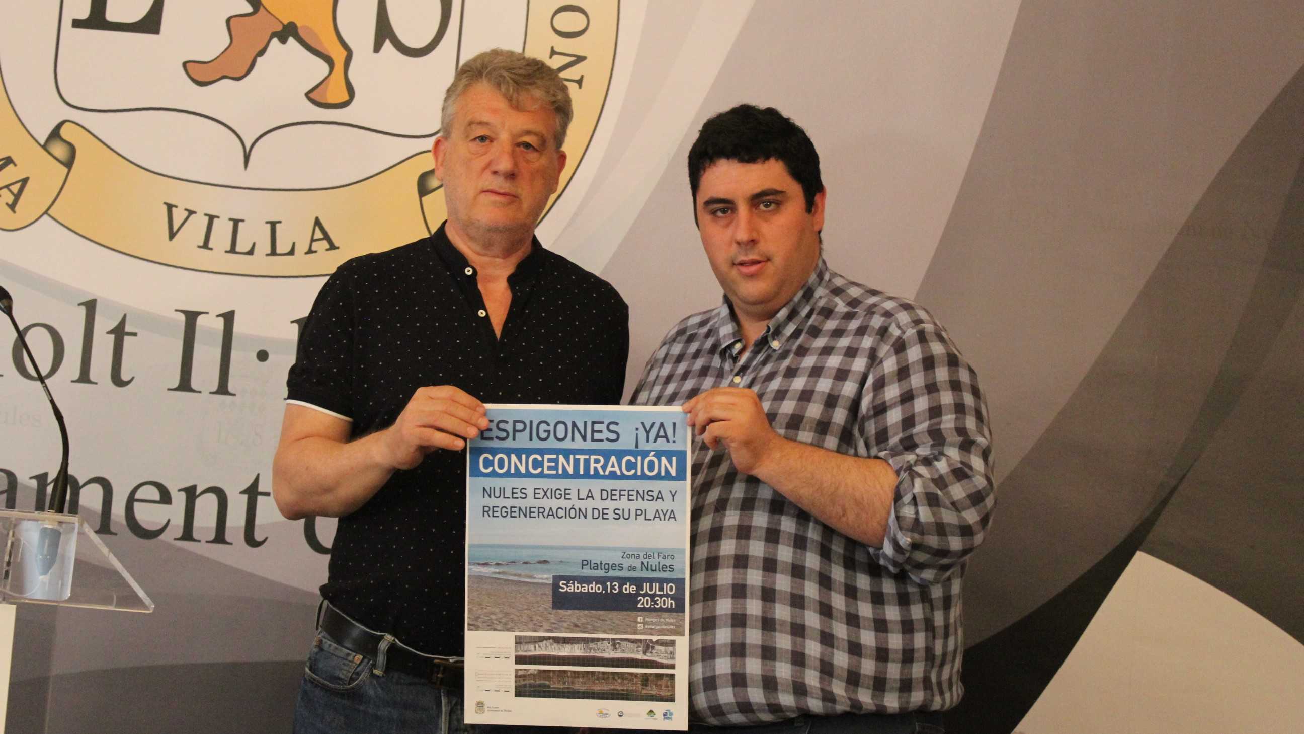 Nules reivindica la regeneración de la playa con una concentración en la zona del faro