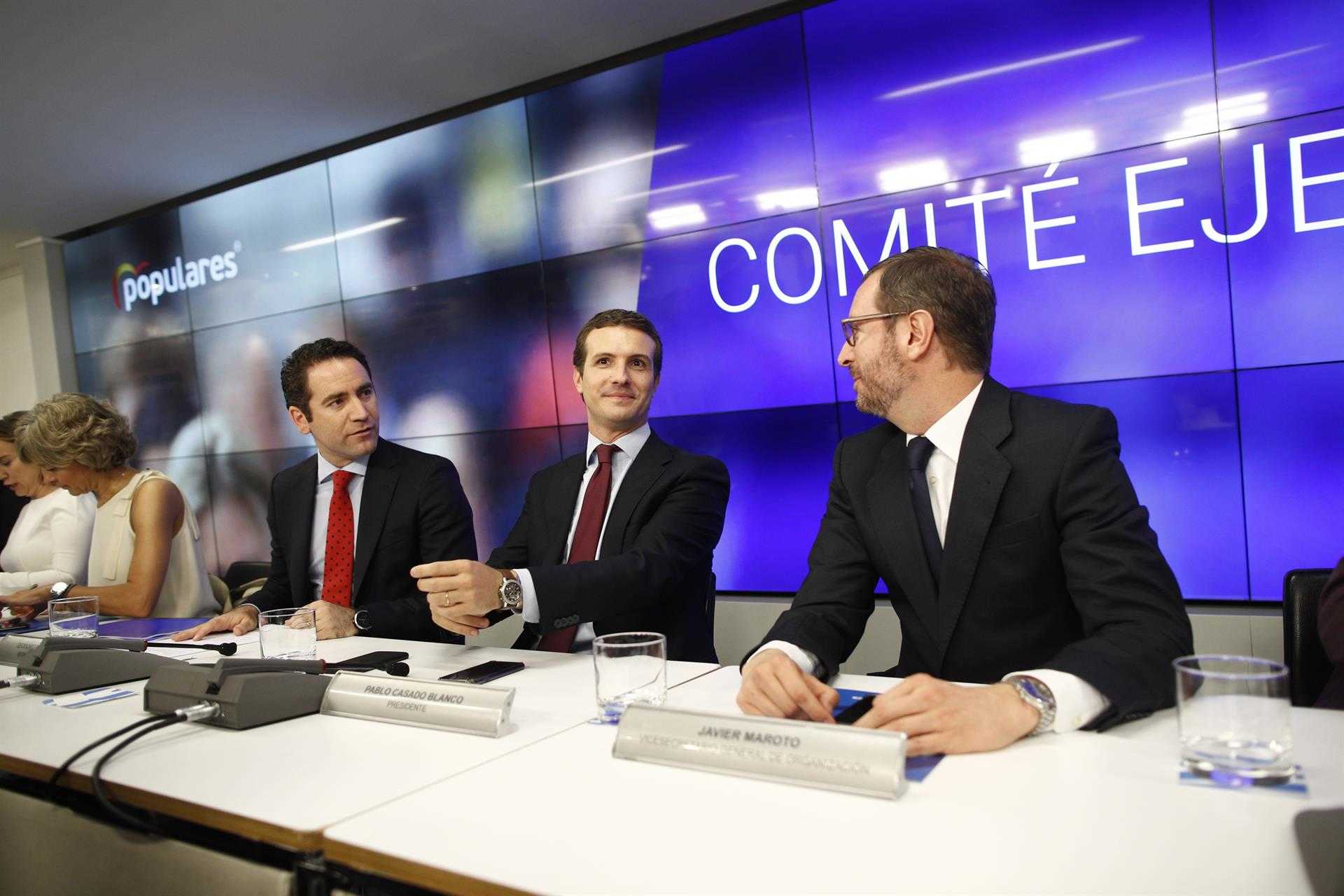 Casado prepara una amplia remodelación del Comité Ejecutivo del PP para finales de julio
