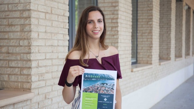 La alumna de la UJI Marina Martínez, seleccionada para asistir a la Summer Art School en Belgrado