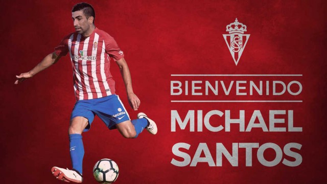El Málaga cede a Michael Santos al Sporting
