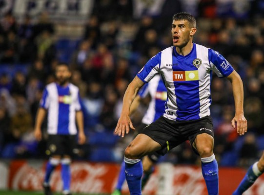 Pol Bueso y Álvaro Salinas se despiden de la afición del Hércules
