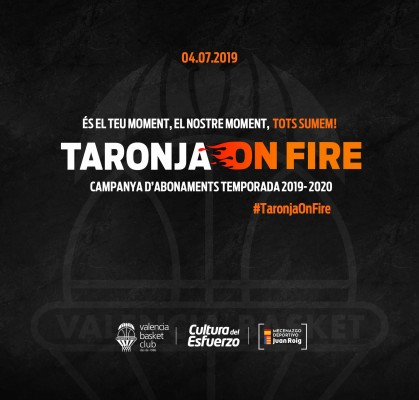 Valencia Basket presenta en el Parque Central de Bomberos la campaña de Abonos 