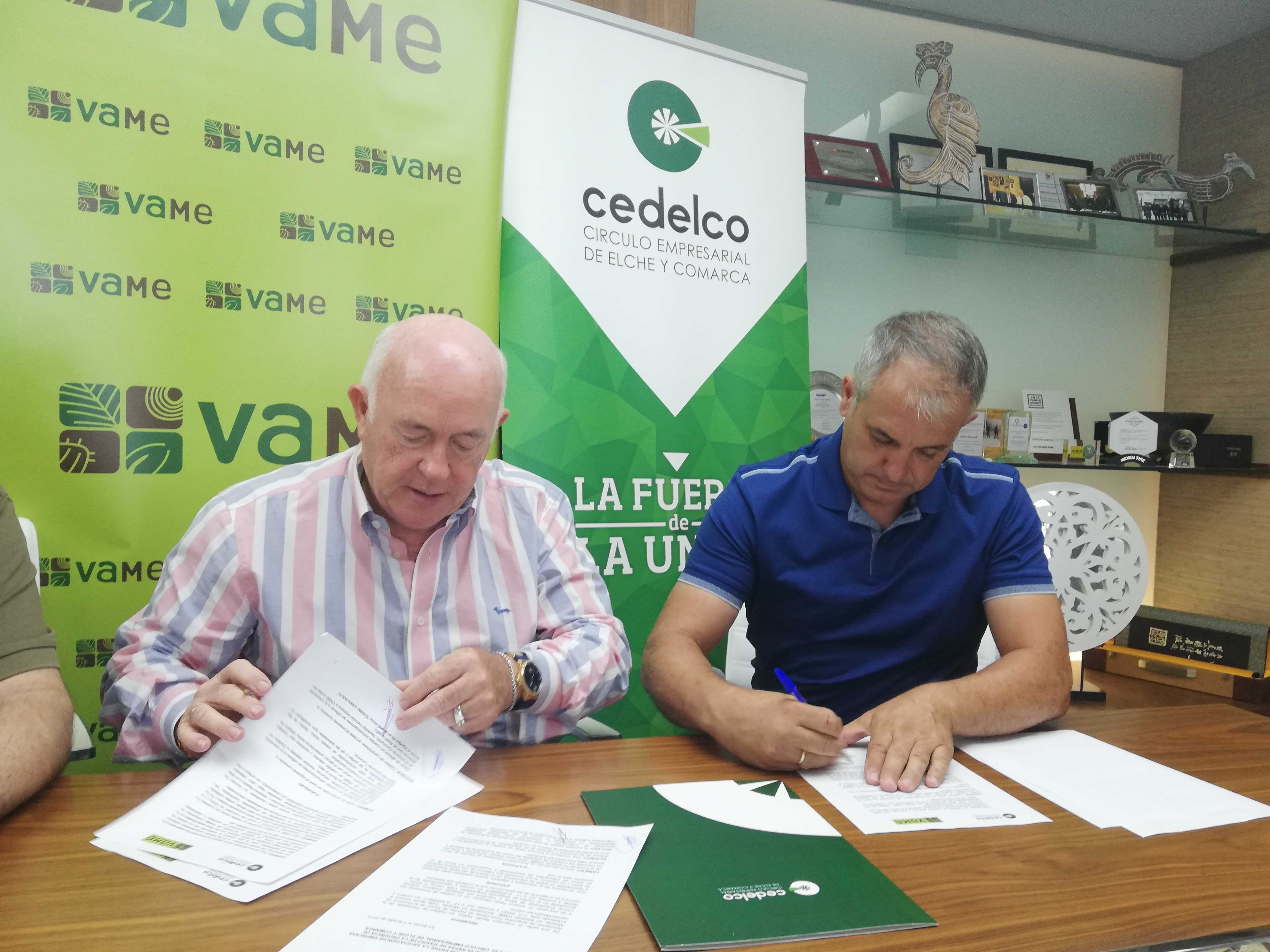 Cedelco y VAME firman un acuerdo de colaboración para impulsar el sector viverista