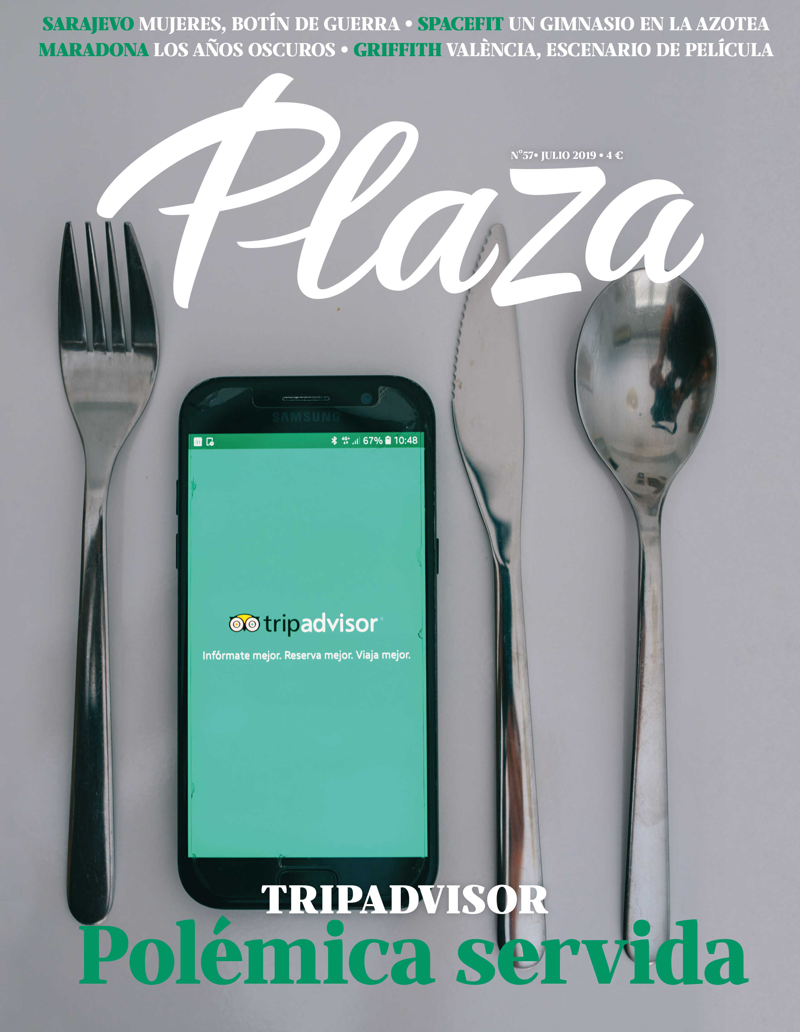 La polémica sobre TripAdvisor, portada de la revista Plaza