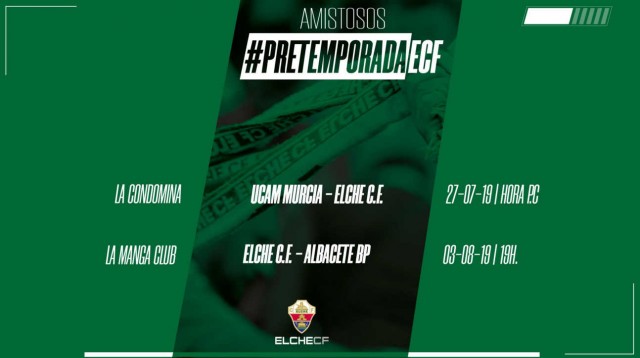 El Elche disputará un amistoso ante el Albacete en La Manga
