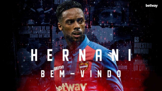 El Levante UD ficha a Hernani para las próximas tres temporadas