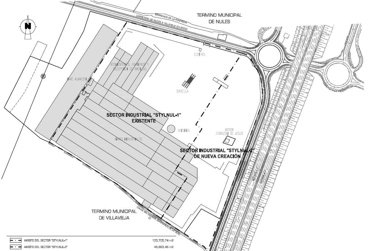 El plan urbanístico impulsado por Stylnul permitirá ampliar la planta de Nules hasta los 150.000 m2