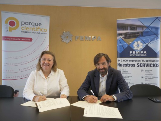 El Parque Científico UMH y Fempa colaboran para fortalecer el tejido empresarial de la provincia 