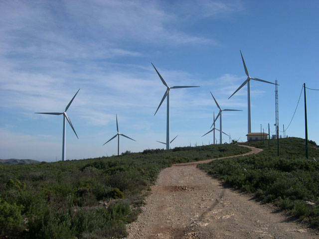 Los municipios de las zonas eólicas de la Comunitat recibirán 4,3 millones del fondo de compensación