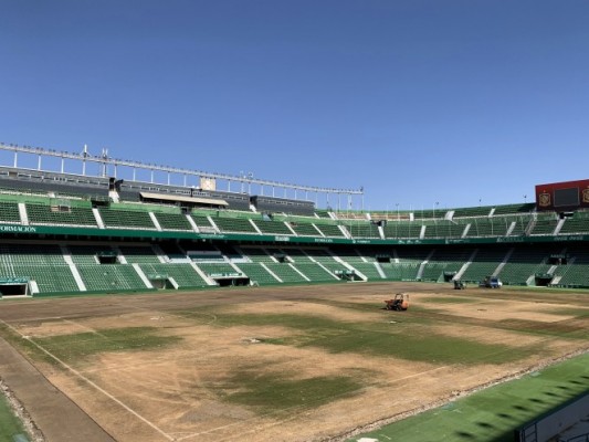 El Elche inicia las obras de remodelación del terreno de juego