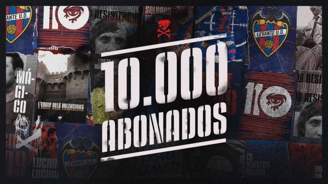 El Levante ya supera los 10.000 abonados
