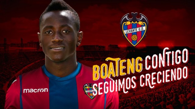 El Levante anuncia el fichaje del delantero ghanés Emmanuel Boateng
