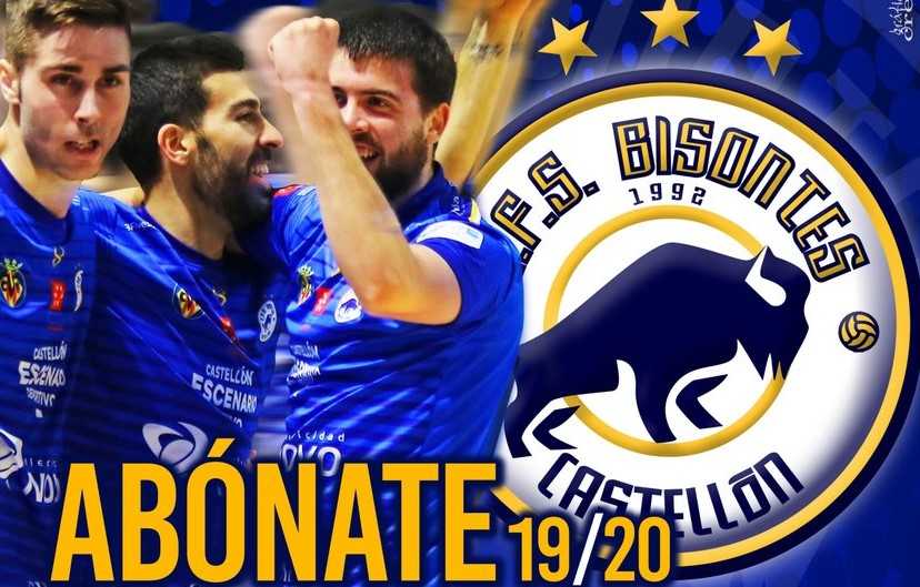 El Bisontes presenta su campaña de abonos bajo el lema “Castellón, cuna del fútbol sala”