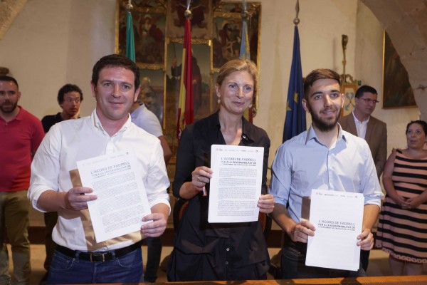 El Acord de Fadrell encara el mandato con un Pacte del Grau revisado y mayor peso socialista