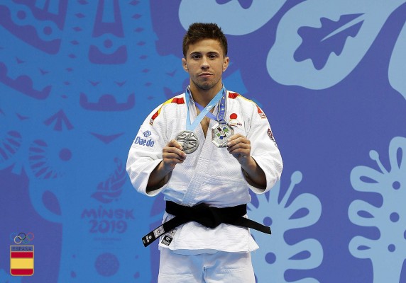 Fran Garrigós, plata, y Julia Figueroa, bronce, en los Juegos Europeos