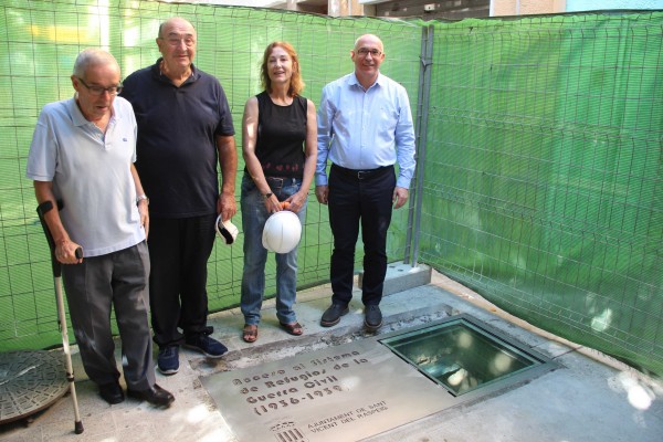 San Vicente encarga el proyecto para abrir y 
hacer visitable el refugio antiaéreo de la Guerra Civil
