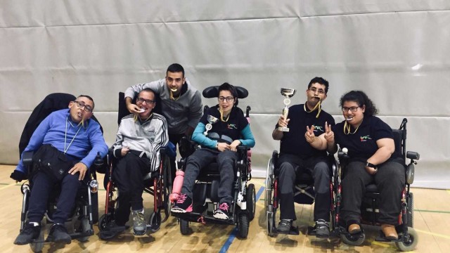 Los deportistas de Maset de Frater participan en el Campeonato Nacional de Boccia por parejas