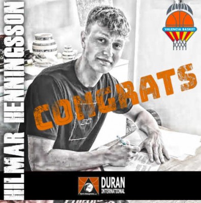 Valencia Basket se hace con el base islandés de 18 años Hilmar Henningsson
