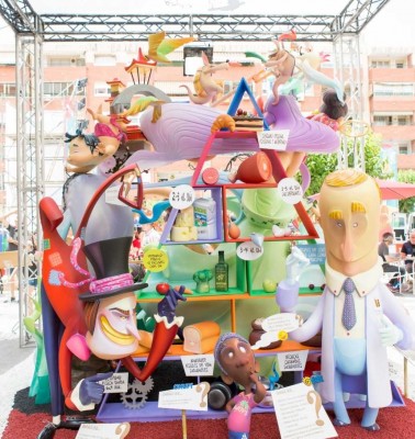 La hoguera infantil de Florida Portazgo se lleva el primer premio en la categoría especial