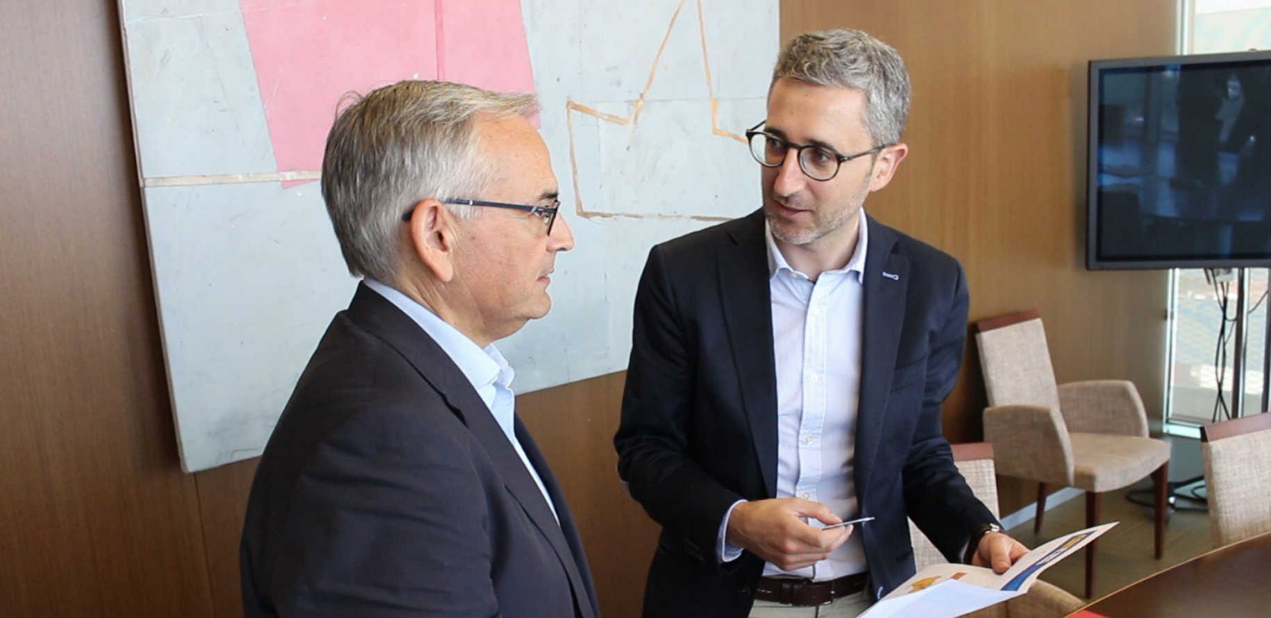 Arcadi España y el coordinador del Corredor harán un control mensual de las obras