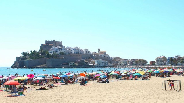 La playa Norte de Peñíscola compite por ser la mejor de España según Condé Nast Traveler