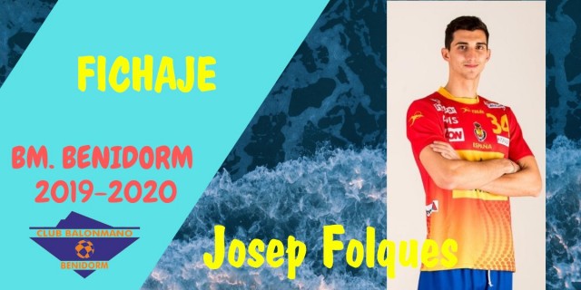 El extremo Josep Folques regresa al Balonmano Benidorm