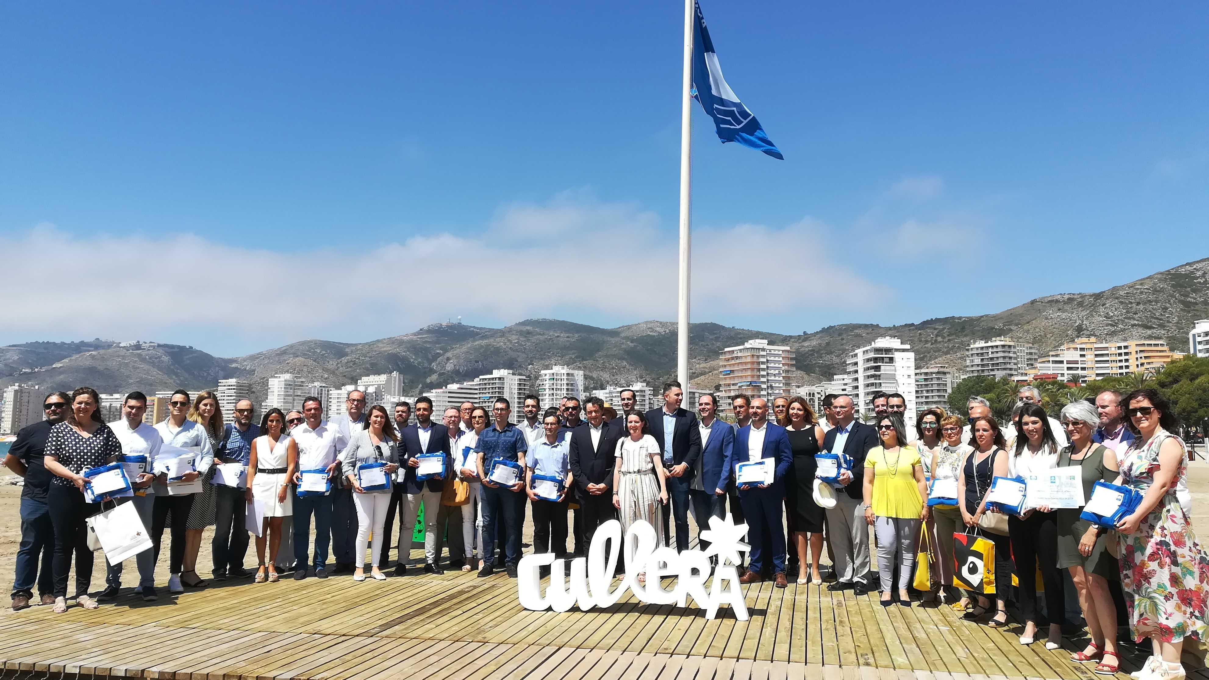 Peñíscola, Orpesa y Nules recogen sus banderas azules para este verano